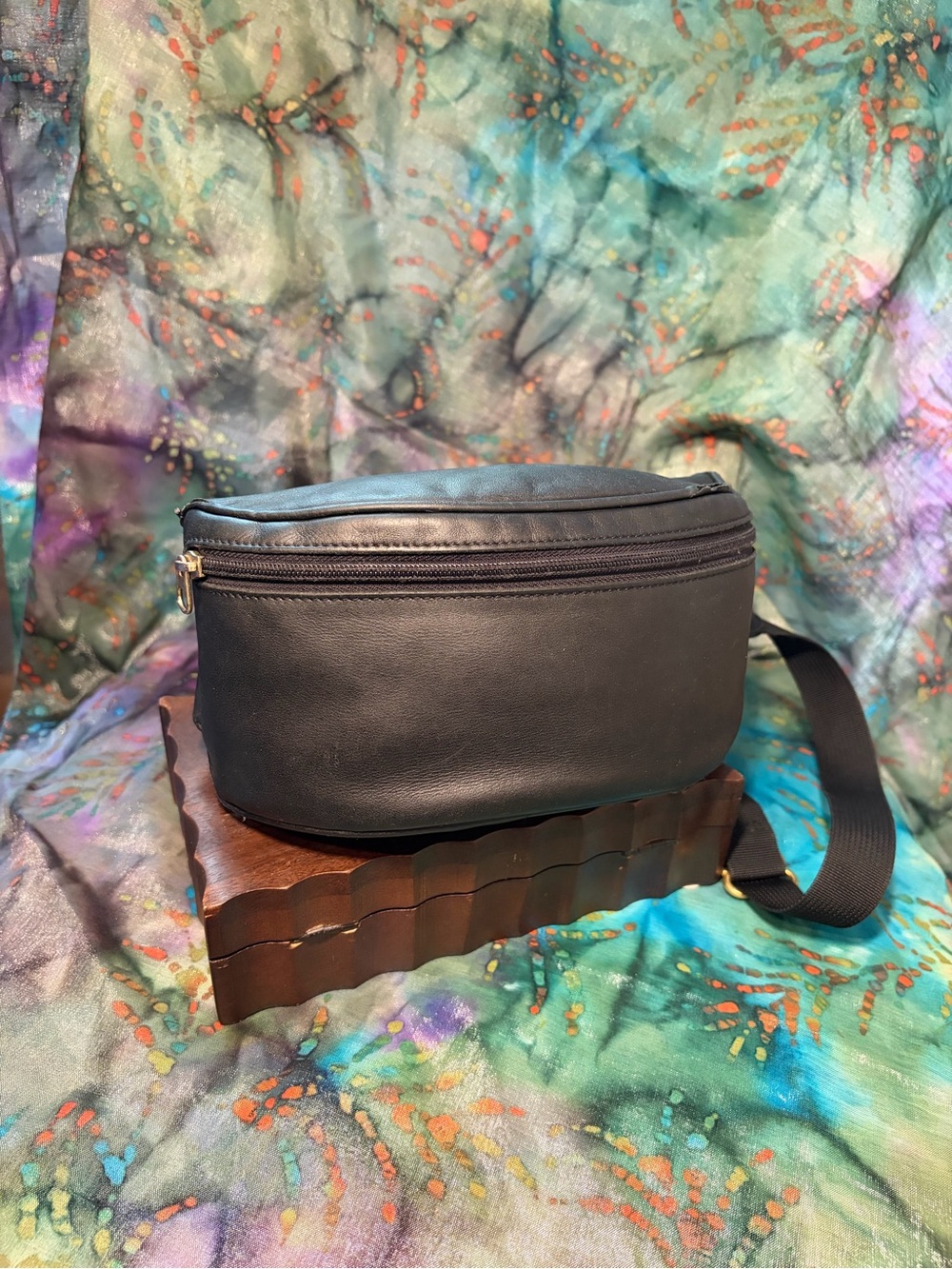 VINTAGE COACH black Belt Bag
Fanny Pack GloveTanned
Leather 0515 - Picture 7 of 7